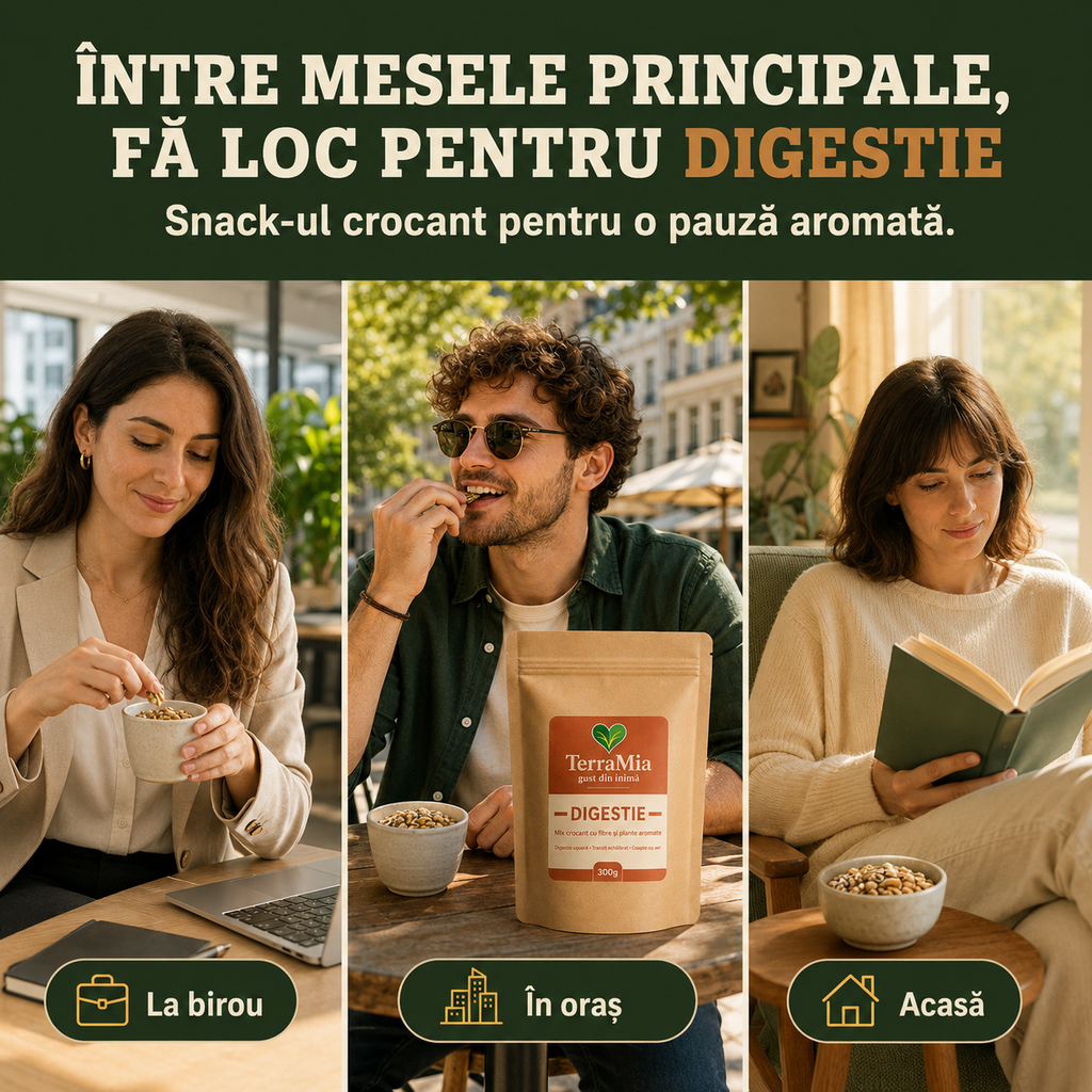 Digestie — Gustare crocantă cu fenicul, anason și cocos