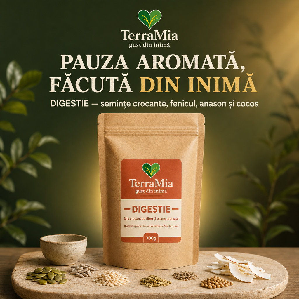 Digestie — Gustare crocantă cu fenicul, anason și cocos