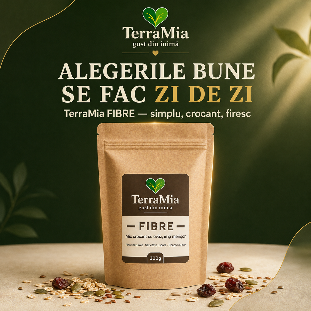 Fibre — Snack cu ovãz, semințe și vanilie de Bourbon