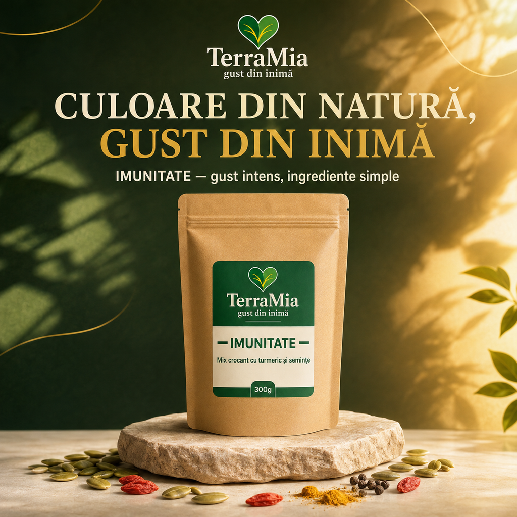 Imunitate — Snack crocant cu goji și turmeric