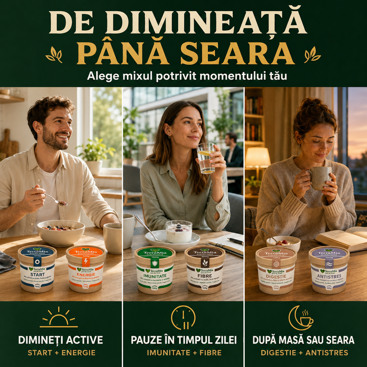 Pachet TerraMia Complet – 6x100g