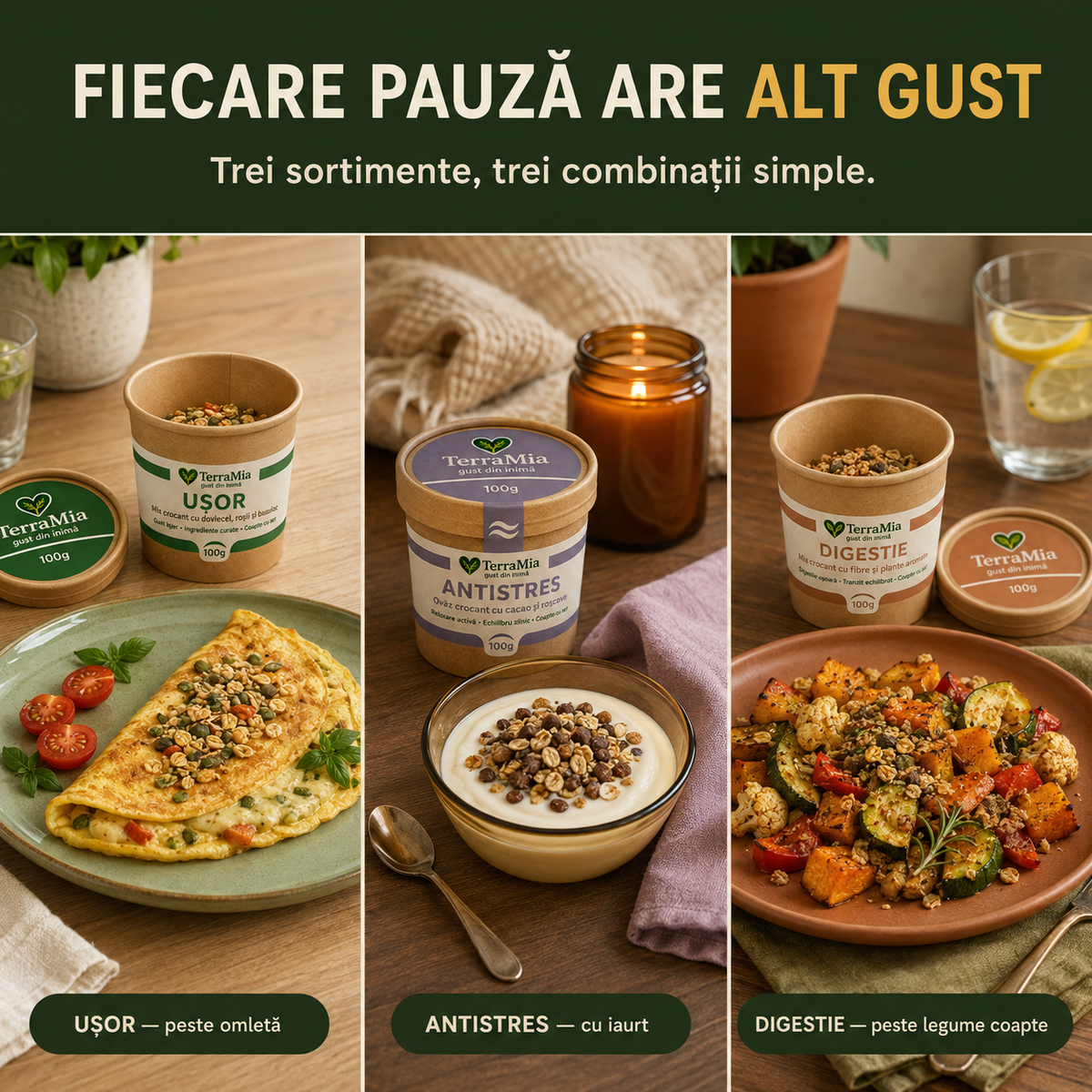 Pachet Pauză & Relaxare – 3x100g