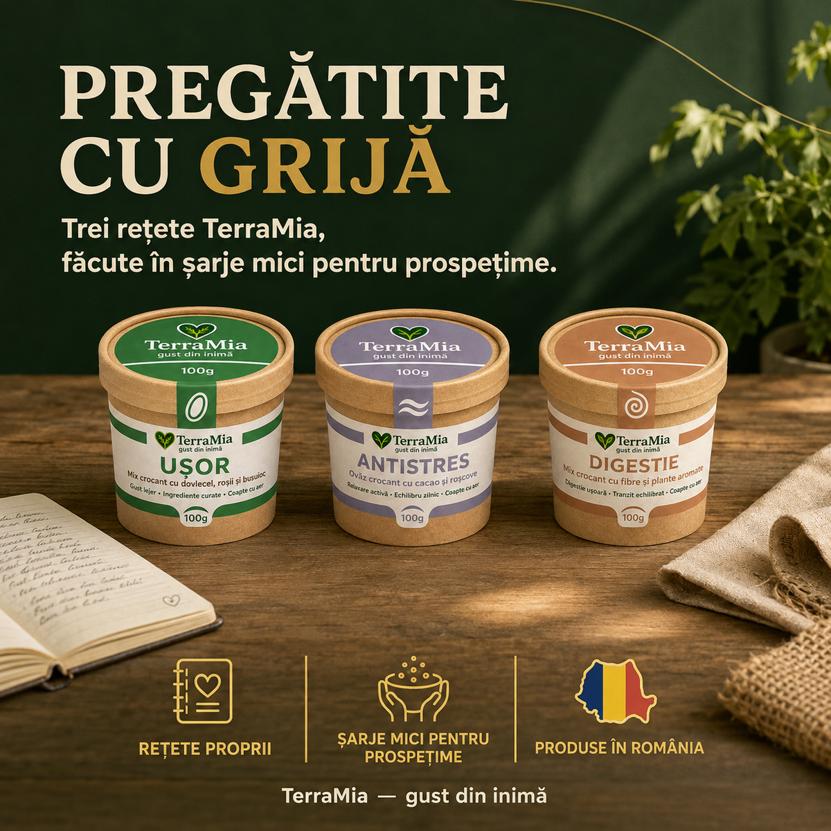 Pachet Pauză & Relaxare – 3x100g