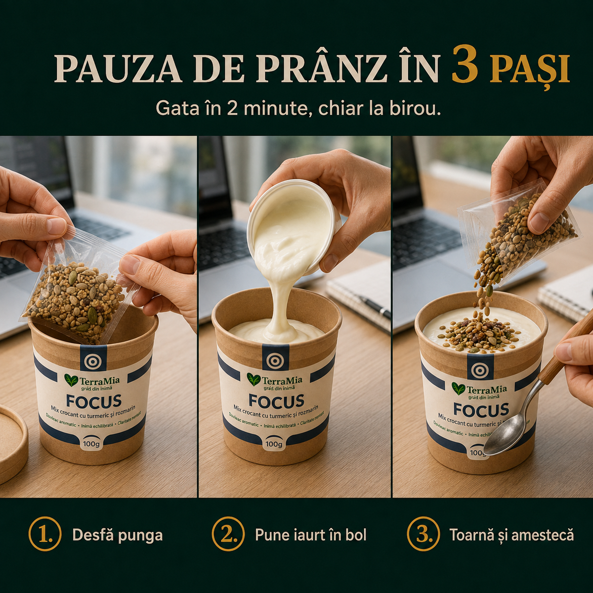Pachetul Toată ziua – 3x100g