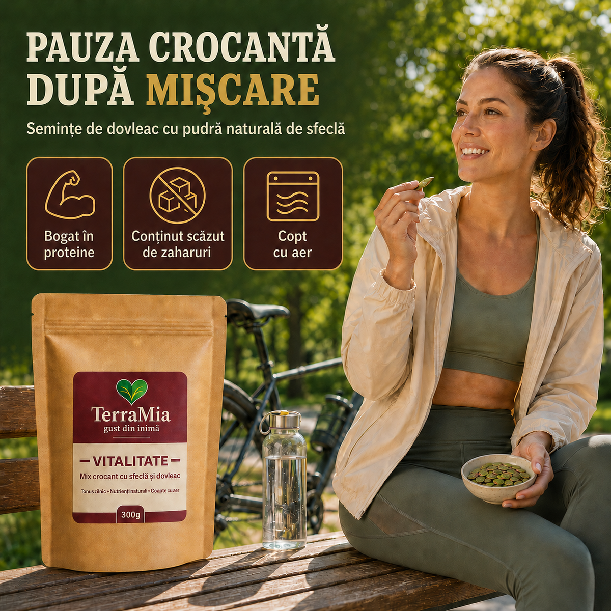 Vitalitate — Mix crocant cu sfeclă și dovleac
