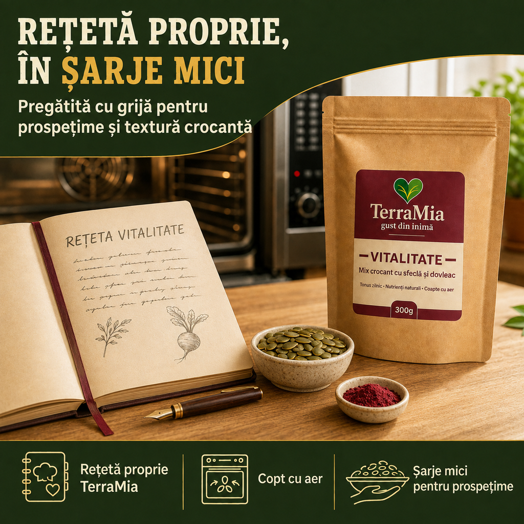 Vitalitate — Mix crocant cu sfeclă și dovleac