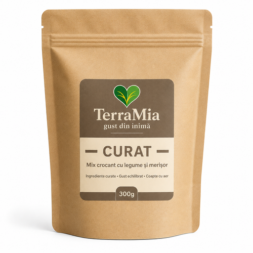 TerraMia Curat 300g – mix crocant cu semințe, legume și turmeric