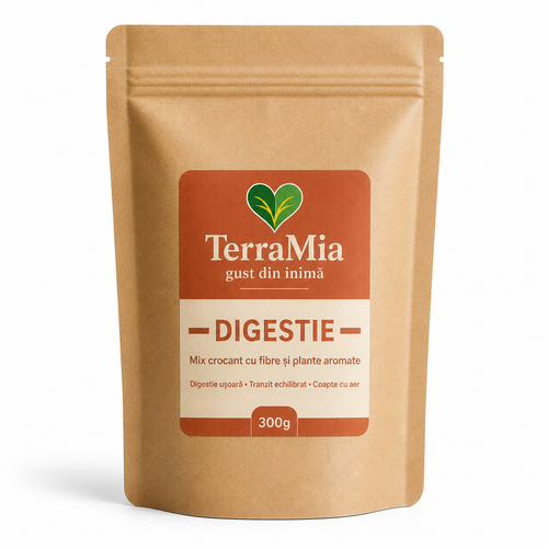 TerraMia Digestie 300g – mix crocant cu fibre și plante aromate