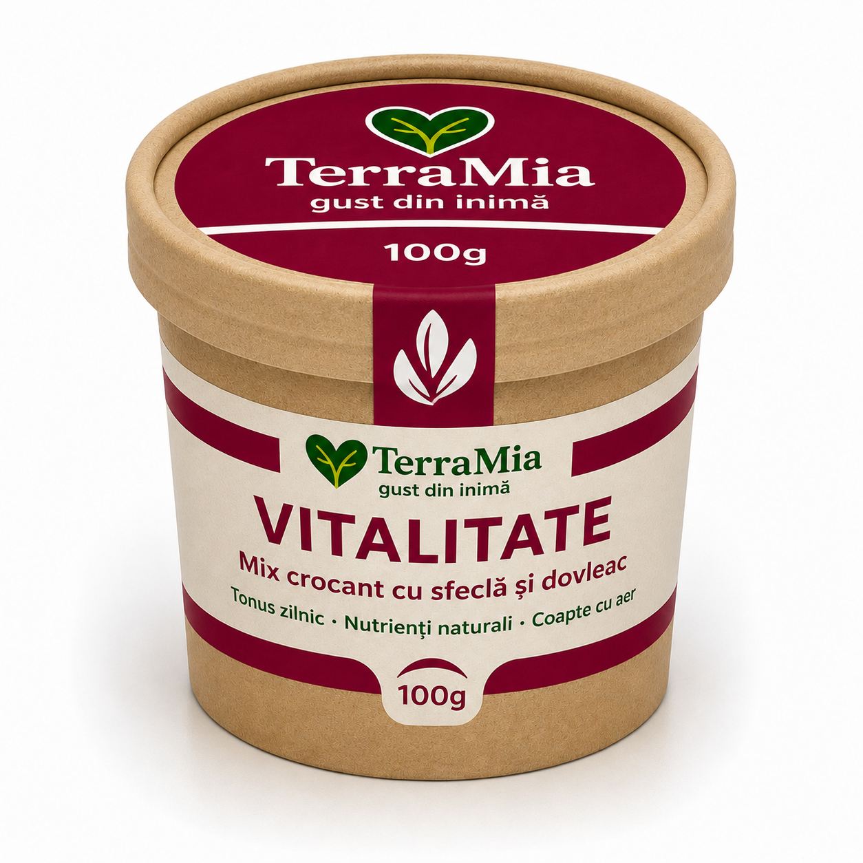 TerraMia Vitalitate 100g – mix crocant cu semințe de dovleac și sfeclă